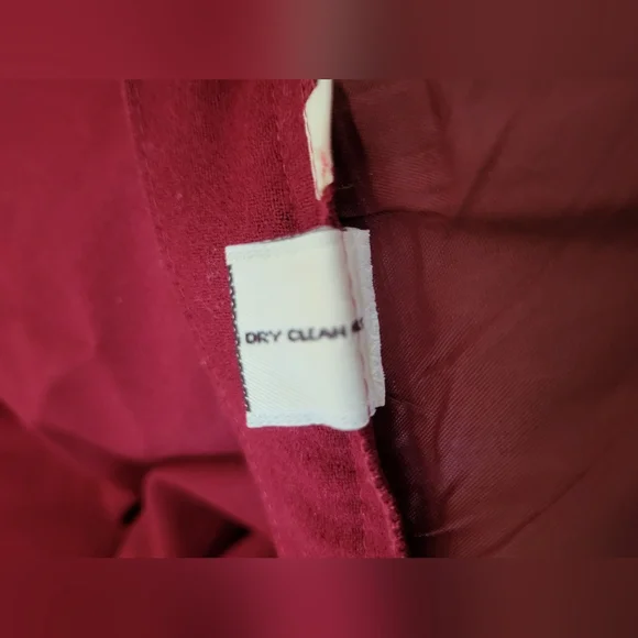 Vintage Chic Red A-Line Skirt with Full Flare Sz 10 - Picture 5 of 5